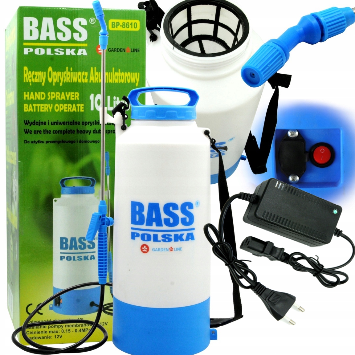 Batériový postrekovač Bass 10 l